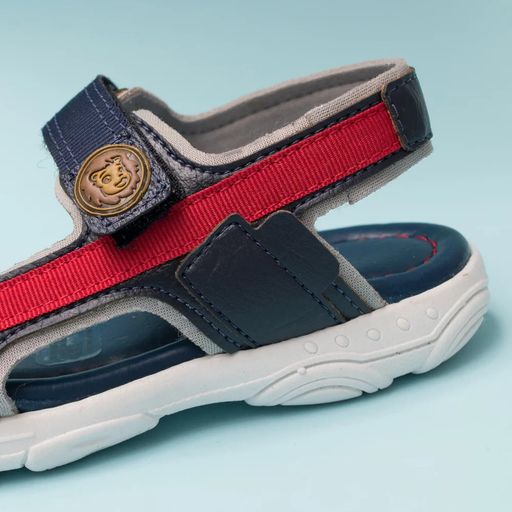 Sandalias Papos Prince Azul y Rojo - PAPOS Calzado Infantil Colombiano Bebés y niños pequeños