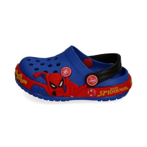 Zuecos Goma Spiderman Azul para Niños - Calzado Divertido y Cómodo - PAPOS Zuecos y Chanclas