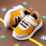 Tenis Niños Caminadores Mostaza - PAPOS Calzado Infantil Colombiano Bebés y niños pequeños