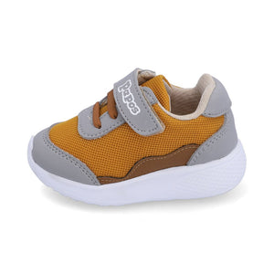 Tenis Niños Caminadores Mostaza - PAPOS Calzado Infantil Colombiano Bebés y niños pequeños