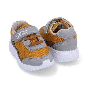 Tenis Niños Caminadores Mostaza - PAPOS Calzado Infantil Colombiano Bebés y niños pequeños