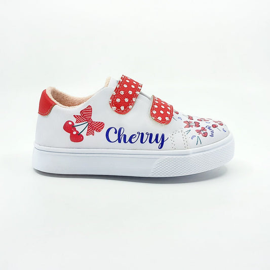 Tenis Casuales Milano Cherry - PAPOS Zapatos Casuales Niñas