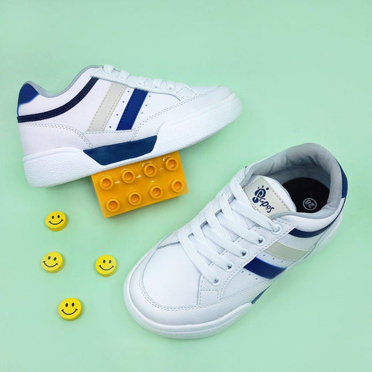 Tenis Dareck Blanco y Gris - PAPOS