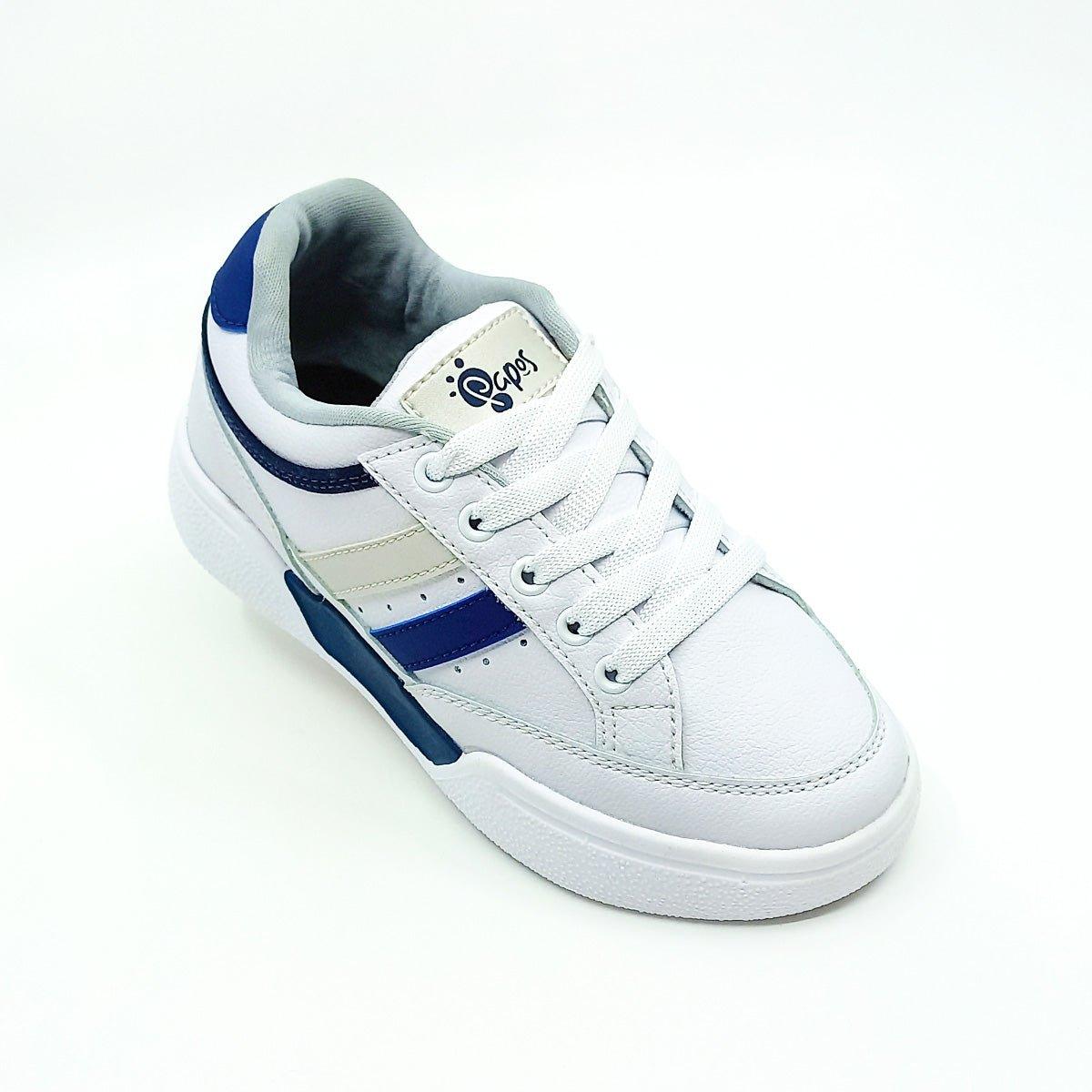 Tenis Dareck Blanco y Gris - PAPOS