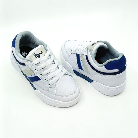 Tenis Dareck Blanco y Gris - PAPOS