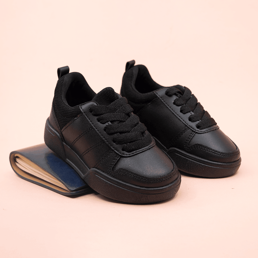 Tenis Escolares Green Day Negro Cordones – PAPOS