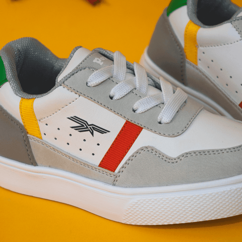 Tenis Niños Revenge Blanco Gris - PAPOS