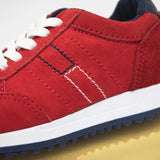 Zapatos Casuales Romeo Rojos, 100% Cuero - PAPOS Tenis Niños