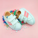 Zapatos Lara Blanco y Rosado - PAPOS Zapatos Bebés